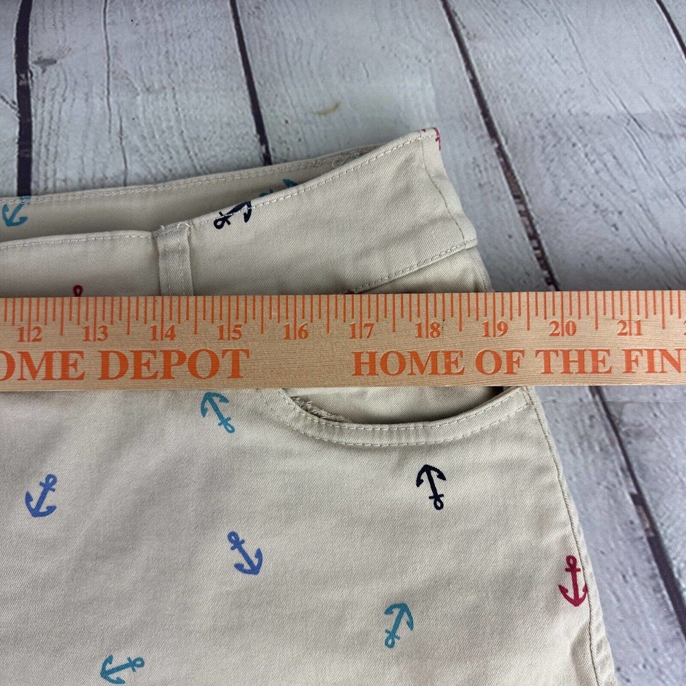 WOMAN WITHIN Anchor Print Skort Shorts Under Skirt Size‎ 14W - Picture 4 of 10